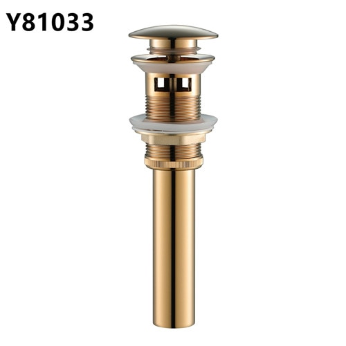 Frap Basin Sink Pop Up Drain Brass Waterlet Drains With Overflow Hole Vanity Waste Drainer 8 Colors Bathroom accessories Y81033|Bath Hardware Sets - Frontier General Hardware