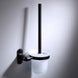 Black Bathroom Accessories Paper towel rack Blower frame Single pole Double rod Towel rack Soap dish Towel ring Clothes hook|Bath Hardware Sets - Frontier General Hardware