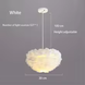 Loft Modern white nature Goose feather Pendant Lights romantic E27 led pendant lamps for home restaurant bedroom living room|pendant lamp|led pendant lamplamp for home - Frontier General Hardware