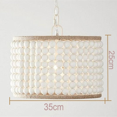 Modern minimalist round wooden beads E27 led pendant lamp children bedroom crystal pendant light living room hotel kitchen lamps|Pendant Lights - Frontier General Hardware