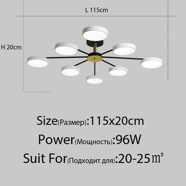 New 220v Led Chandelier For Living Room Bedroom Home Chandelier Modern Led Ceiling Chandelier Lamp Lighting Chandelier|Chandeliers - Frontier General Hardware