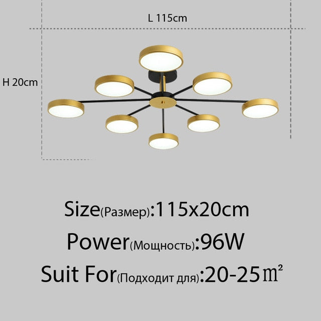 New 220v Led Chandelier For Living Room Bedroom Home Chandelier Modern Led Ceiling Chandelier Lamp Lighting Chandelier|Chandeliers - Frontier General Hardware