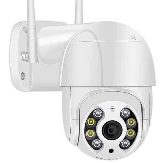 5MP Mini PTZ Wifi Camera H.265 Auto Tracking ONVIF Wireless IP Camera 4xDigital Zoom AI Human Detection Dual Light Source ICSEE|Surveillance Cameras - Frontier General Hardware
