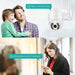 5MP Mini PTZ Wifi Camera H.265 Auto Tracking ONVIF Wireless IP Camera 4xDigital Zoom AI Human Detection Dual Light Source ICSEE|Surveillance Cameras