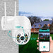 5MP Mini PTZ Wifi Camera H.265 Auto Tracking ONVIF Wireless IP Camera 4xDigital Zoom AI Human Detection Dual Light Source ICSEE|Surveillance Cameras
