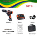 21V Screwdriver cordless Electric Drill Mini Wireless Power Drill Lithium Ion Battery Screwdriver Power Tools 3/8 In Chuck|Electric Drills