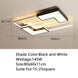Chandelier For Living Room Bedroom Study Room Dimmable 110V 220V White+Black Crystal Ceiling Chandelier - Frontier General Hardware