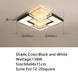 Chandelier For Living Room Bedroom Study Room Dimmable 110V 220V White+Black Crystal Ceiling Chandelier - Frontier General Hardware