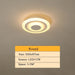 Modern ceiling lights 12w for hallway balcony corridor Coffe white light lamps bedroom luminaria teto acrylic lamparas de techo|Ceiling Lights - Frontier General Hardware