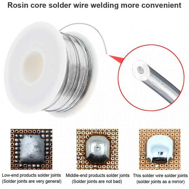 63/37 C 1 100g High Purity Rosin Core Solder Tin Lead Wire Reel for Electric Soldering Iron 0.6mm 0.8mm 1.0mm 1.2mm 1.5m 2.0mm|Welding Wires