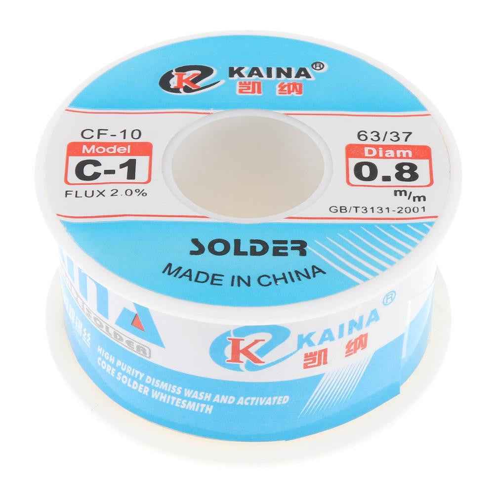 63/37 C 1 100g High Purity Rosin Core Solder Tin Lead Wire Reel for Electric Soldering Iron 0.6mm 0.8mm 1.0mm 1.2mm 1.5m 2.0mm|Welding Wires