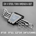 Torx Wrench Combination Wrench High Carbon Steel Combination Spanner Chrome Plated Metric Size for Auto Repairing Tools|Wrench - Frontier General Hardware