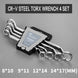 Torx Wrench Combination Wrench High Carbon Steel Combination Spanner Chrome Plated Metric Size for Auto Repairing Tools|Wrench - Frontier General Hardware