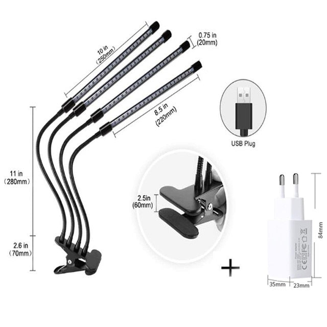 Yabstrip LED Grow Light 5V USB led Plant lamps Full Spectrum Phyto Lamp For indoor Vegetable Flower seedling fitolampy|LED Grow Lights - Frontier General Hardware