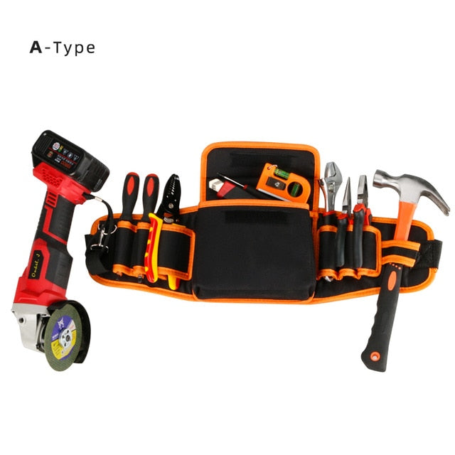 Multi functional Electrician Tools Bag Waist Pouch Belt Storage Holder Organizer Garden Tool Kits Waist Packs Oxford Cloth|Tool Bags - Frontier General Hardware