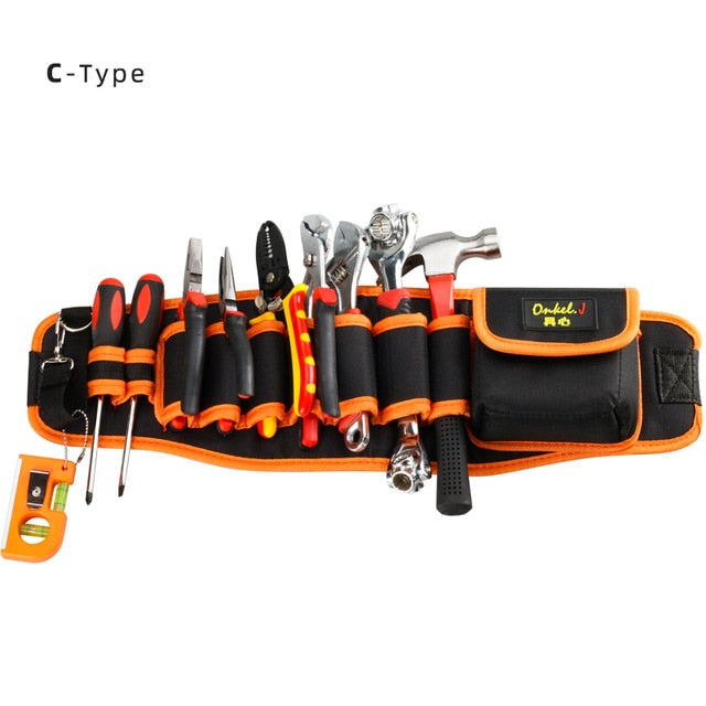 Multi functional Electrician Tools Bag Waist Pouch Belt Storage Holder Organizer Garden Tool Kits Waist Packs Oxford Cloth|Tool Bags - Frontier General Hardware