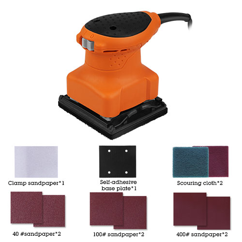 HILDA Wall Grinding Machine Flat Sander Small Electric Tools For Woodworking Polishing With Sandpaper|Sanders| - Frontier General Hardware