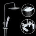 GAPPO Shower System bathroom shower faucet tap bath mixer bathtub faucet set waterfall shower set chrome rain shower head|Shower System| - Frontier General Hardware