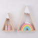 GIANTEX 2pcs/set Home Decor Nordic Style For Baby Room decor Wall Shelf Wood Snow Mountain Shelf Floating Shelf For Kids Room|Decorative Shelves| - Frontier General Hardware