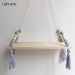1 Pcs Wall Hanging Decor Swing Shelf Decorative Shelves Room Storage Organization personality Kids Room Wooden Beads Tassel|Decorative Shelves| - Frontier General Hardware