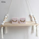 1 Pcs Wall Hanging Decor Swing Shelf Decorative Shelves Room Storage Organization personality Kids Room Wooden Beads Tassel|Decorative Shelves| - Frontier General Hardware