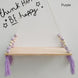 1 Pcs Wall Hanging Decor Swing Shelf Decorative Shelves Room Storage Organization personality Kids Room Wooden Beads Tassel|Decorative Shelves| - Frontier General Hardware