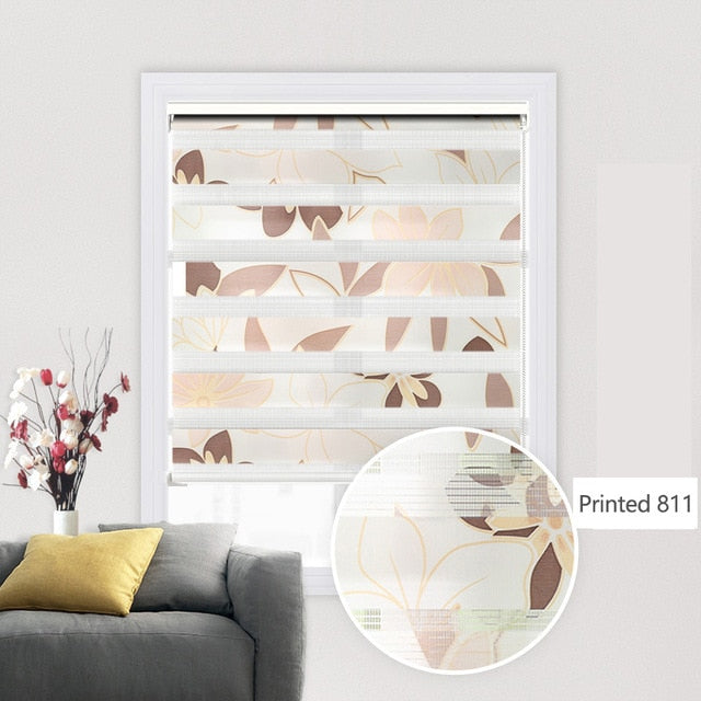 High Quality Zebra Blinds Big Dustproof Cover System day night blinds window bedroom living room Roller Blinds Custom Size|Blinds, Shades & Shutters| - Frontier General Hardware