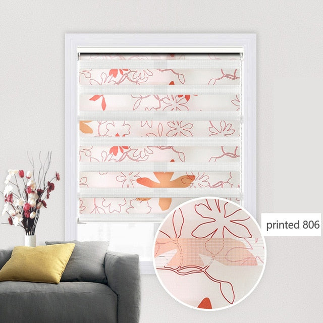 High Quality Zebra Blinds Big Dustproof Cover System day night blinds window bedroom living room Roller Blinds Custom Size|Blinds, Shades & Shutters| - Frontier General Hardware