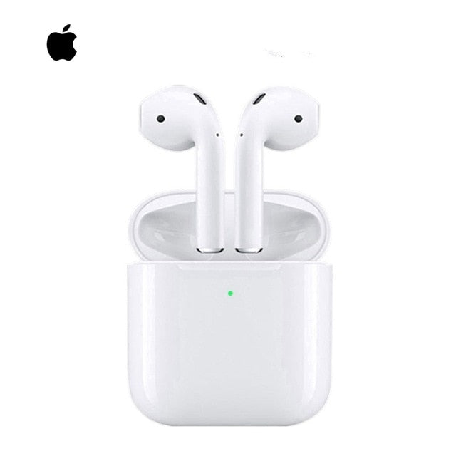 Apple AirPods 2nd Air Pods Bluetooth Headset with Wireless Charging Case for iPhone iPad MacBook iPod Apple Watch - Frontier General Hardware