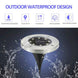 8/10/12LED Solar Power Buried Light Under Ground Lamp Outdoor Path Way Garden Decking White Warm White Light Landscape Lights|Outdoor Landscape Lighting