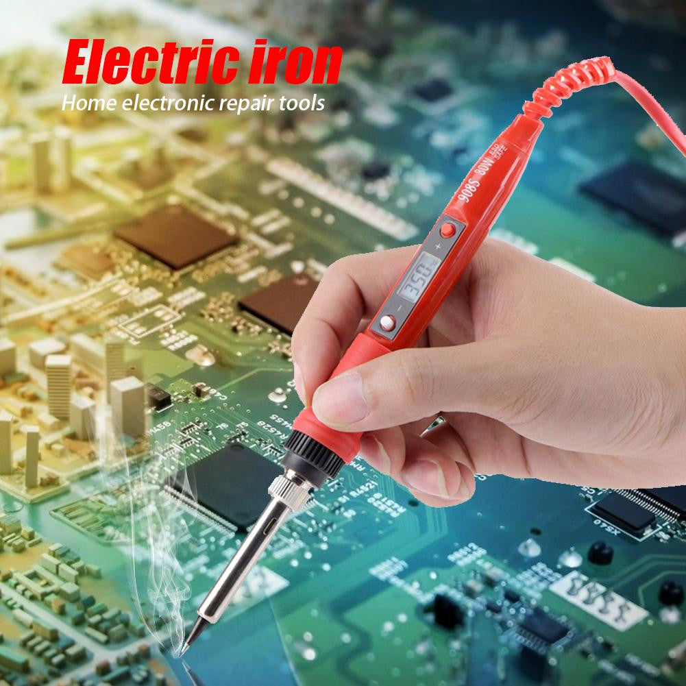 80W Adjustable Temperature Electric Soldering Iron Welding Solder Heating Pen Welding Equipment Repair Tool Supplies|Electric Soldering Irons - Frontier General Hardware