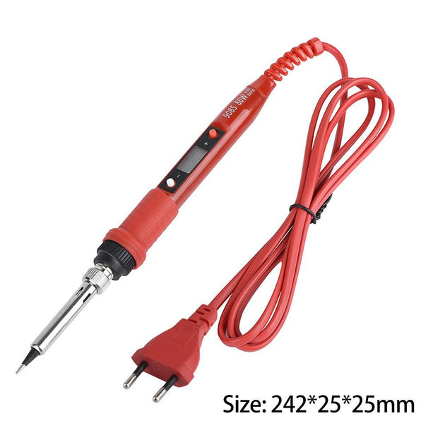 80W Adjustable Temperature Electric Soldering Iron Welding Solder Heating Pen Welding Equipment Repair Tool Supplies|Electric Soldering Irons - Frontier General Hardware