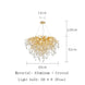 Nordic LED Luxury Crystal Chandelier Lighting for Home Decoration LOFT Kitchen Dining Living Room Hotel Hall Art Indoor Lights|Chandeliers| - Frontier General Hardware