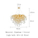 Nordic LED Luxury Crystal Chandelier Lighting for Home Decoration LOFT Kitchen Dining Living Room Hotel Hall Art Indoor Lights|Chandeliers| - Frontier General Hardware