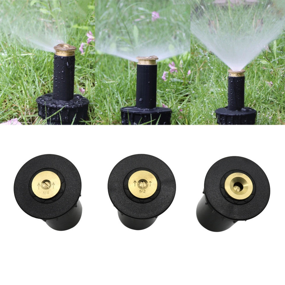 90 360 Degree Pop up Sprinklers Plastic Lawn Watering Sprinkler Head Adjustable Garden Spray Nozzle 1/2" Female Thread 1 Pc|lawn watering|sprinkler headspray nozzle - Frontier General Hardware
