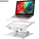Adjustable Aluminum Laptop Stand Ergonomic Multi Angle Desk Laptop Holder w/Heat Vent for Notebook MacBook Dell HP More 10 17.3"|Laptop Stand - Frontier General Hardware