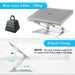 Adjustable Aluminum Laptop Stand Ergonomic Multi Angle Desk Laptop Holder w/Heat Vent for Notebook MacBook Dell HP More 10 17.3"|Laptop Stand - Frontier General Hardware