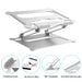 Adjustable Aluminum Laptop Stand Ergonomic Multi Angle Desk Laptop Holder w/Heat Vent for Notebook MacBook Dell HP More 10 17.3"|Laptop Stand - Frontier General Hardware