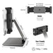 Adjustable Heavy Duty Aluminum Tablet Stand 360° Swivel Foldable Tablet Holder for iPad Tab Kindle Nintendo Switch (4.7 13")|Tablet Stands - Frontier General Hardware