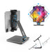 Adjustable Heavy Duty Aluminum Tablet Stand 360° Swivel Foldable Tablet Holder for iPad Tab Kindle Nintendo Switch (4.7 13")|Tablet Stands - Frontier General Hardware