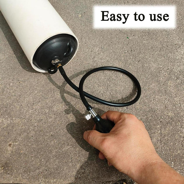 Inflatable Pipe Plug Premium Effective Sturdy Repair Professional Rubber Practical with Hand Inflatable Ball Plumbing Test Plug Frontier General Hardware