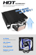 Aigo 120mm 4pin CPU fan CPU Cooler 4 Heatpipes CPU Cooler Radiator for AMD Intel 775/115/AM3/AM4 Blue LED Silent CPU Cooling fan|Fans & Cooling - Frontier General Hardware