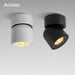 Aisilan Led Surface Mounted Ceiling Downlight Adjustable 90 degrees Nordic Spot light for indoor Foyer,Living Room AC 90 260V|Downlights - Frontier General Hardware