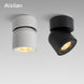 Aisilan Led Surface Mounted Ceiling Downlight Adjustable 90 degrees Nordic Spot light for indoor Foyer,Living Room AC 90 260V|Downlights - Frontier General Hardware