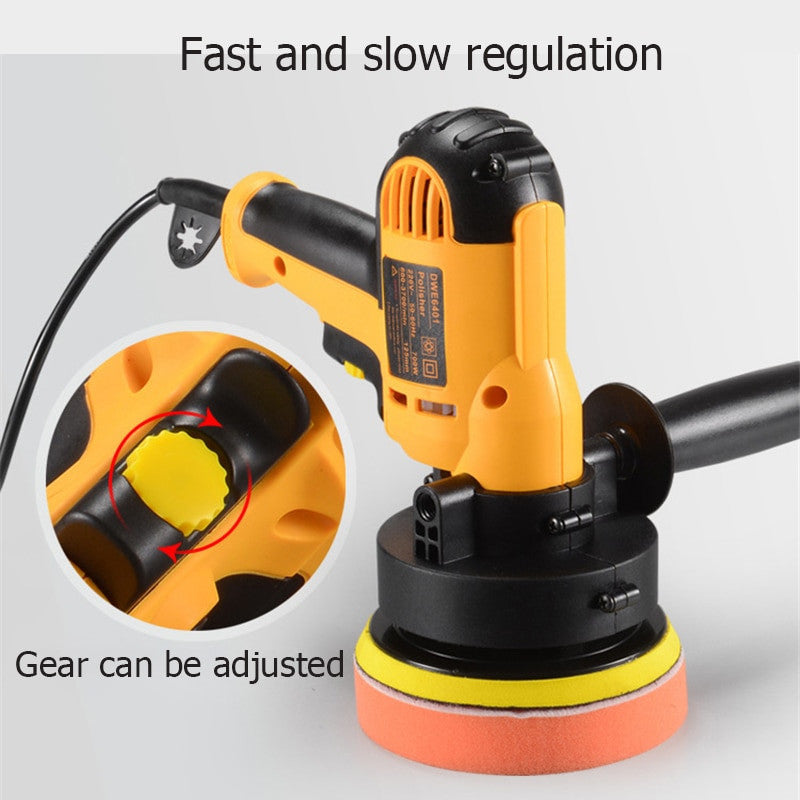 Auto 220V 3700R Electric Car Polisher Machine 700W Auto Polishing Machine Adjustable Speed Sanding Waxing Tools Car Accessories|Polishing & Grinding Materials Set - Frontier General Hardware