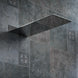BAKALA Square Stainless Steel Showerhead Rainfall Shower Head Rain Shower Chrome high pressure chuveiro bath faucet Free freight|Shower Heads| - Frontier General Hardware