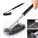 Barbecue Grill Stainless Steel BBQ Brush Wire Bristles Non stick Cleaning Brushes With Handle Remove Stains BBQ Accessories|Cleaning Brushes - Frontier General Hardware