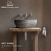 Bathroom Sinks Art Ceramic Vessel Imitation stone Washing Basin Bowl For Bathroom Or Balcony Restoring Ancient Ways Sink AM855|Bathroom Sinks