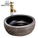 Bathroom Sinks Art Ceramic Vessel Imitation stone Washing Basin Bowl For Bathroom Or Balcony Restoring Ancient Ways Sink AM855|Bathroom Sinks