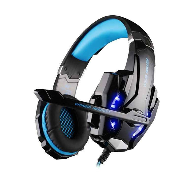 Best KOTION EACH G9000 3.5mm Game Gaming Headphone Headset Earphone With Mic LED Light For Laptop Tablet / PS4 / Mobile Phones|earphone with mic|headset earphonekotion each
